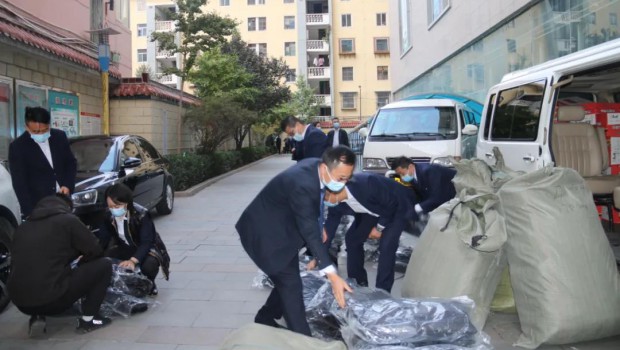 助力抗疫事情者 797966金沙娱场城实业在行动 ——兰州797966金沙娱场城实业集团代表业主谢谢防疫一线事情职员